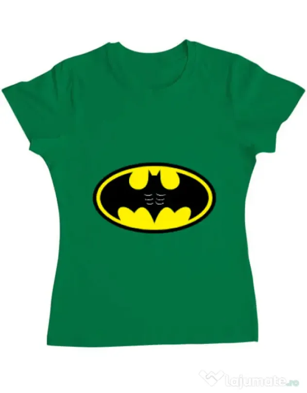 Tricou ADLER dama Six pack Batman Verde mediu