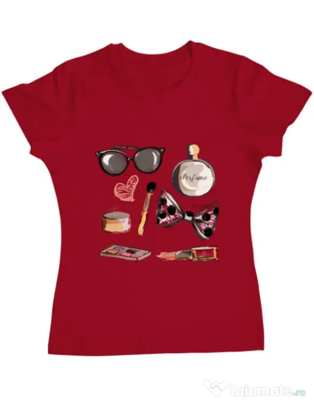 Tricou ADLER dama Every girl Rosu