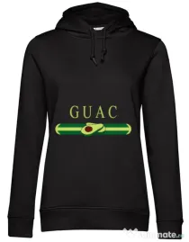 Hoodie dama cu gluga Guac Negru