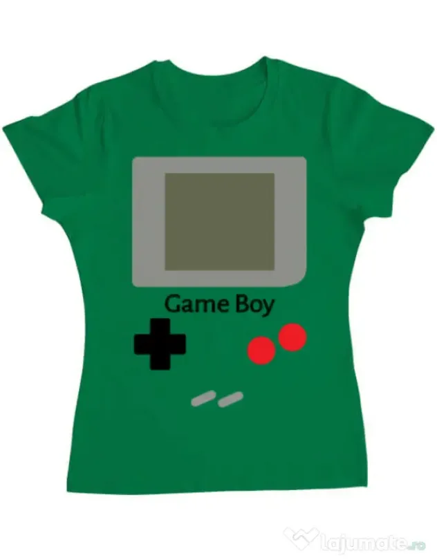 Tricou ADLER dama Game boy Verde mediu