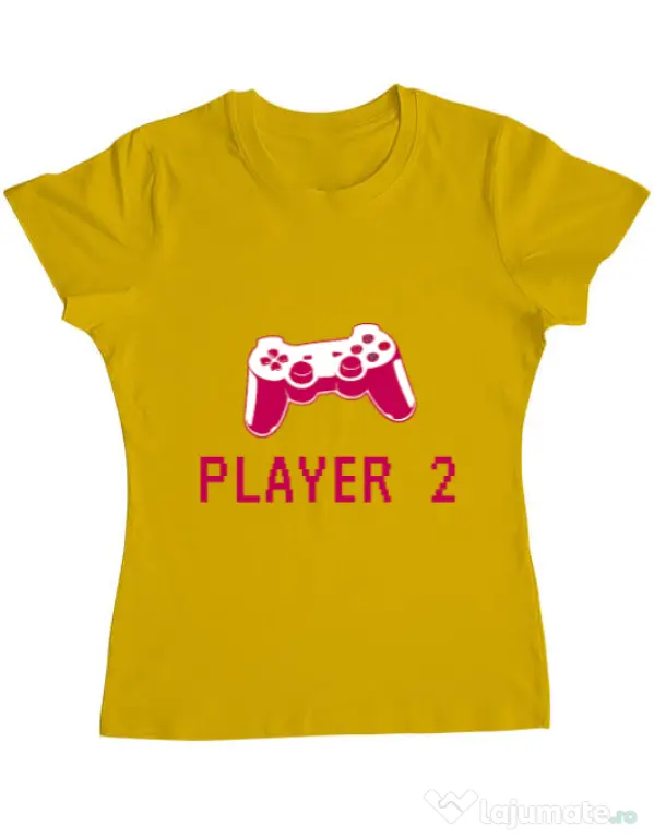 Tricou ADLER dama Player 2 Galben
