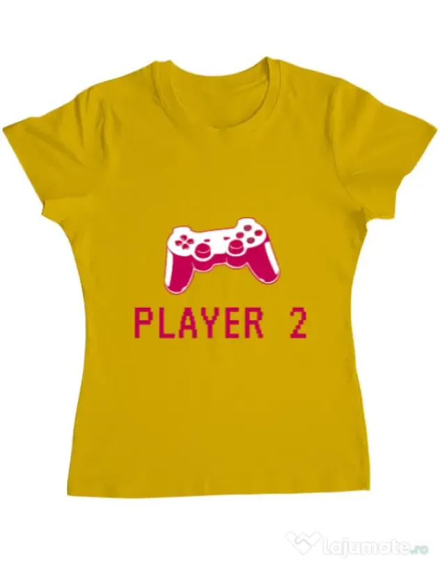 Tricou ADLER dama Player 2 Galben
