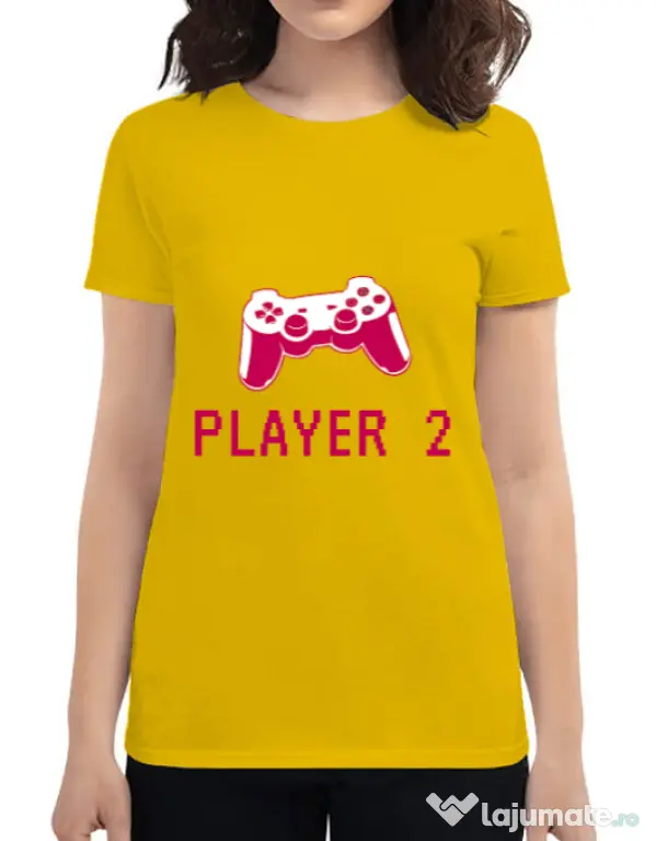 Tricou ADLER dama Player 2 Galben