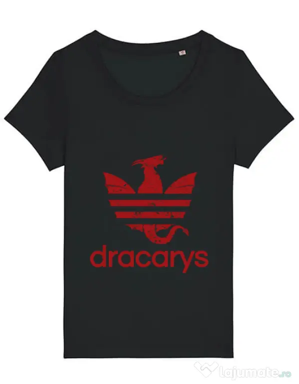 Tricou STANLEY STELLA dama Dracarys Negru