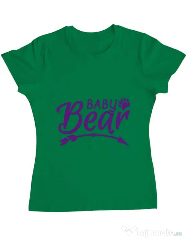 Tricou ADLER dama Baby bear Verde mediu