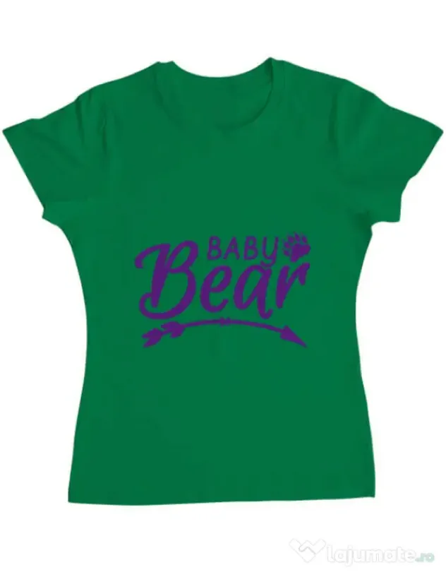 Tricou ADLER dama Baby bear Verde mediu