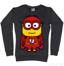 Bluza ADLER dama Minion flash Negru melanj
