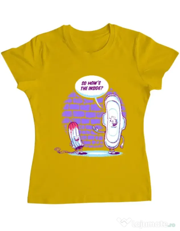 Tricou ADLER dama How is the inside Galben