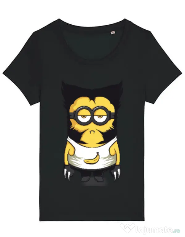 Tricou STANLEY STELLA dama Wolve minion Negru