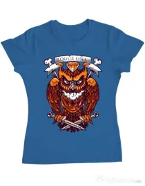 Tricou ADLER dama Rogue owl Albastru azuriu
