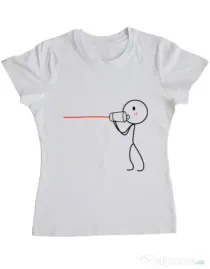 Tricou ADLER dama Cuvinte de dragoste 1 Alb