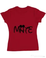 Tricou ADLER dama Mate Rosu