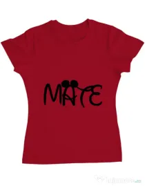 Tricou ADLER dama Mate Rosu