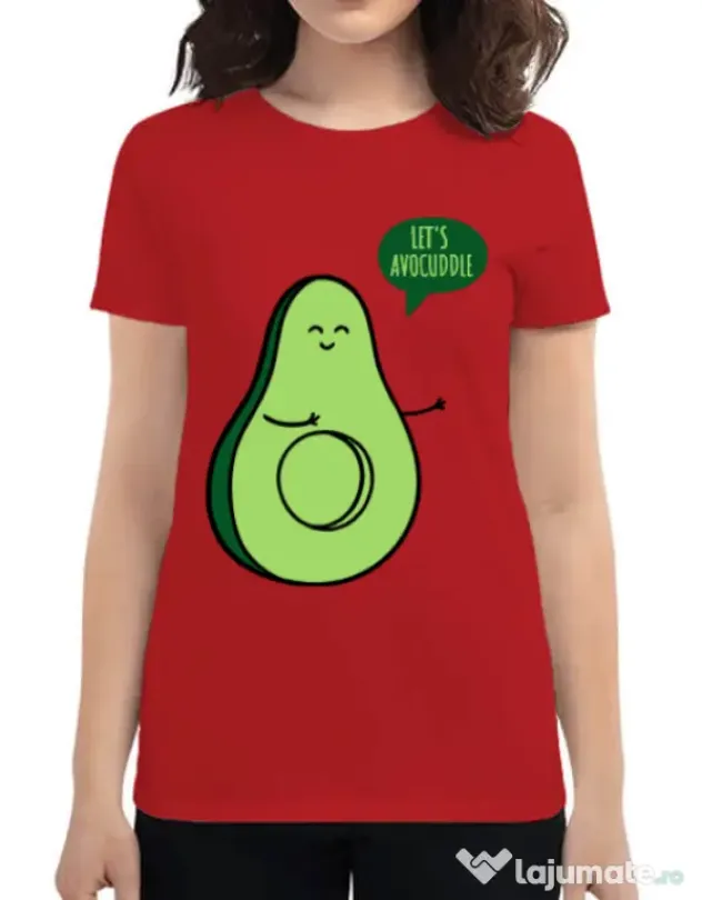 Tricou ADLER dama Avocuddle 1 Rosu