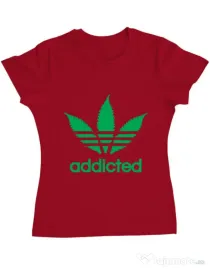 Tricou ADLER dama Addicted Rosu