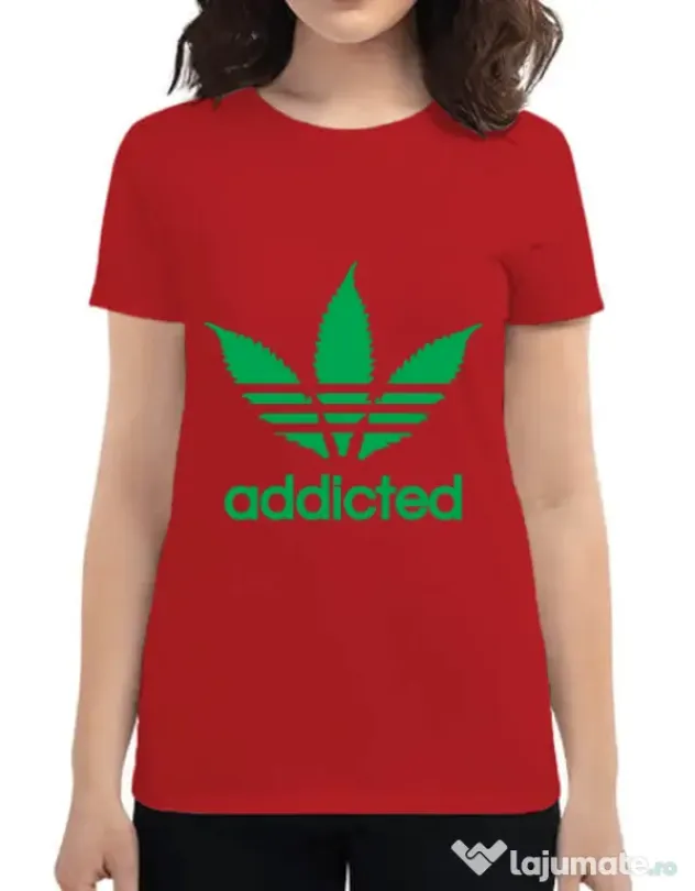 Tricou ADLER dama Addicted Rosu