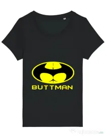 Tricou STANLEY STELLA dama Buttman Negru