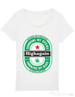 Tricou STANLEY STELLA dama Highagain Alb