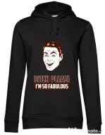 Hoodie dama cu gluga Fabulous Negru