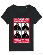 Tricou STANLEY STELLA dama In case of emergency Negru