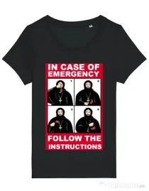 Tricou STANLEY STELLA dama In case of emergency Negru