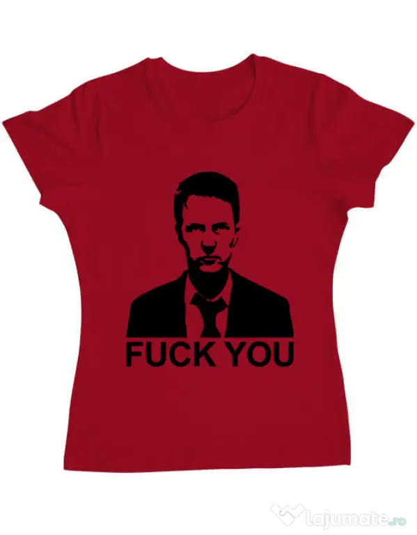 Tricou ADLER dama Jack FY Rosu