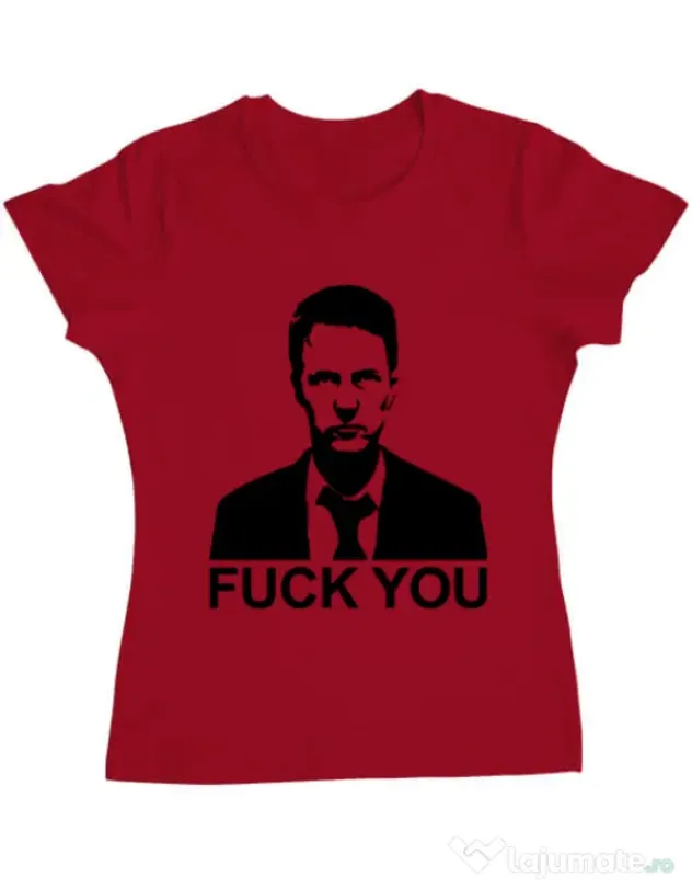 Tricou ADLER dama Jack FY Rosu