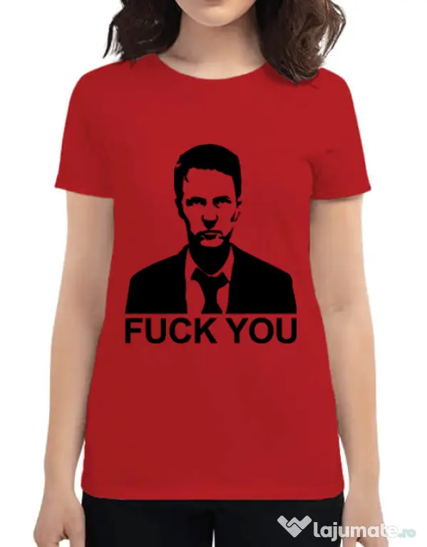 Tricou ADLER dama Jack FY Rosu