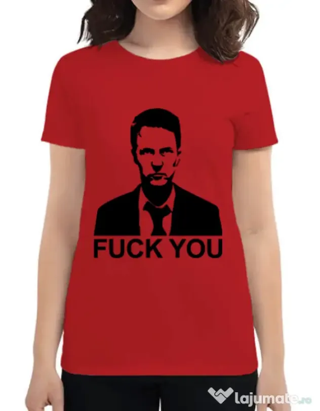 Tricou ADLER dama Jack FY Rosu