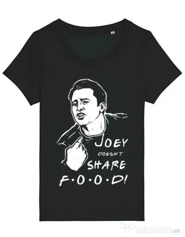 Tricou STANLEY STELLA dama Joey doesnt share food Negru