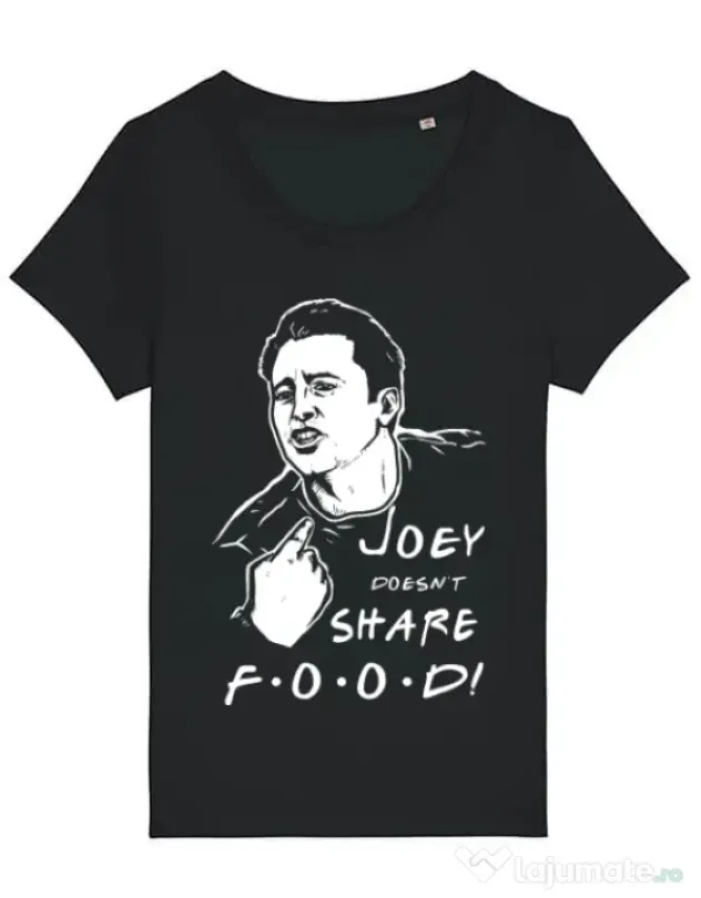 Tricou STANLEY STELLA dama Joey doesnt share food Negru