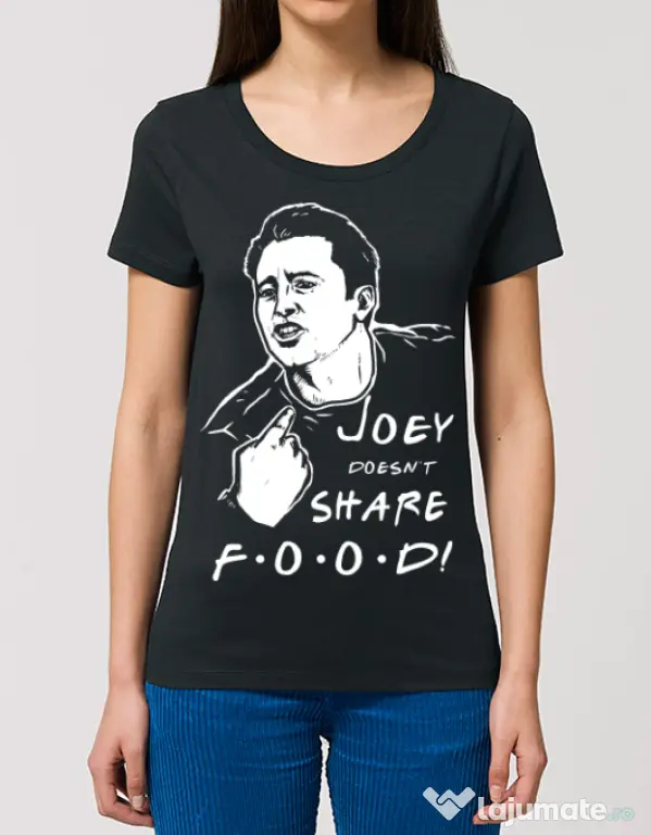 Tricou STANLEY STELLA dama Joey doesnt share food Negru
