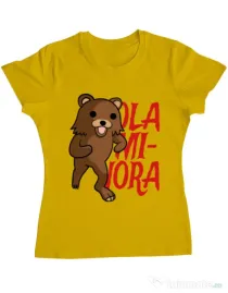 Tricou ADLER dama Ola minora Galben