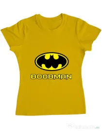 Tricou ADLER dama Boobman Galben