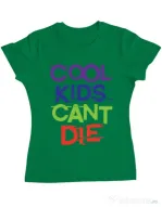 Tricou ADLER dama Cool kids Verde mediu