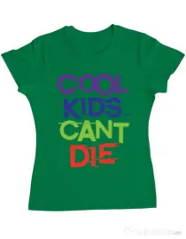 Tricou ADLER dama Cool kids Verde mediu