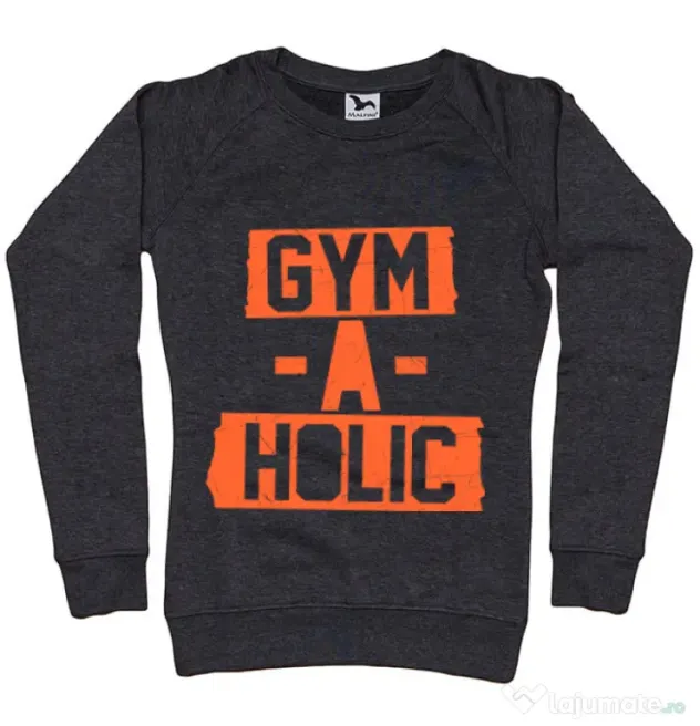 Bluza ADLER dama Gymaholic Negru melanj