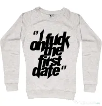 Bluza ADLER dama I fuck on the first date Migdala melanj