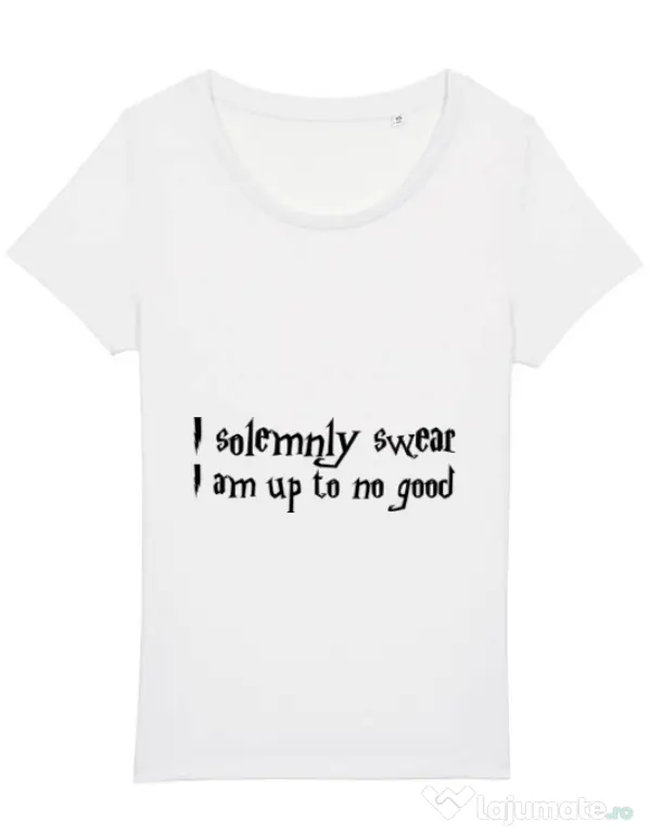 Tricou STANLEY STELLA dama I solemnly swear Alb