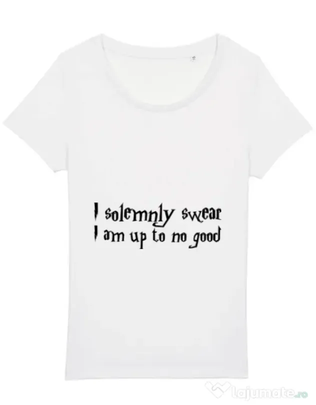 Tricou STANLEY STELLA dama I solemnly swear Alb