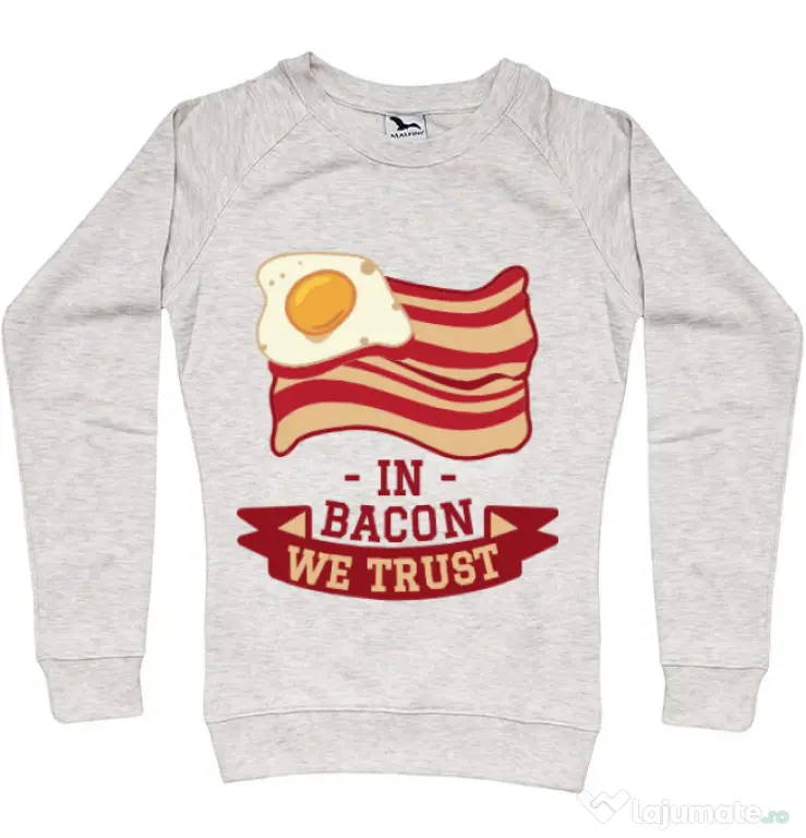 Bluza ADLER dama In bacon we trust Migdala melanj
