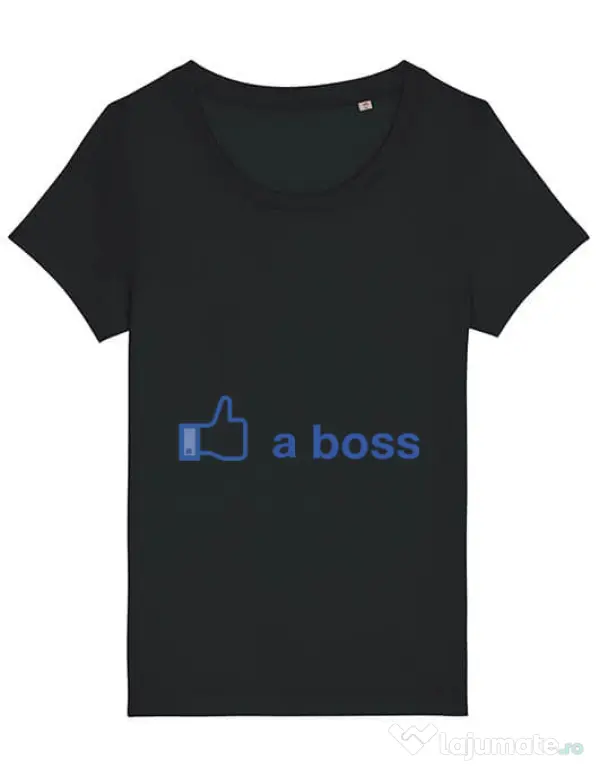 Tricou STANLEY STELLA dama Like a boss Facebook Negru