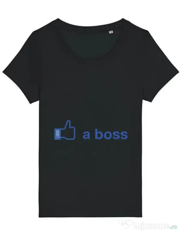 Tricou STANLEY STELLA dama Like a boss Facebook Negru