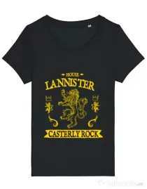 Tricou STANLEY STELLA dama House Lannister Negru