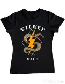 Tricou ADLER dama Wicked wild Negru