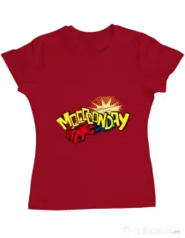 Tricou ADLER dama Mooonday Rosu