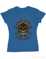 Tricou ADLER dama Bad rider Albastru azuriu