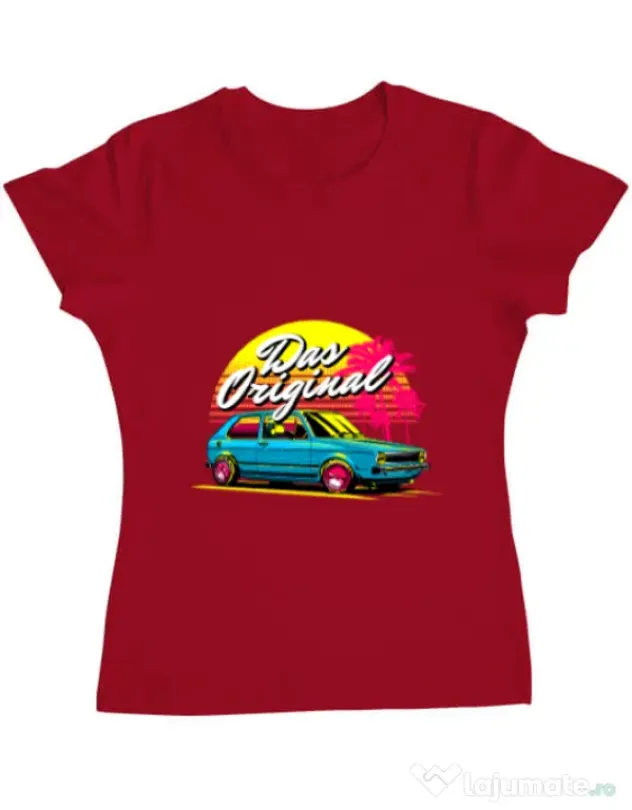 Tricou ADLER dama Das original Rosu