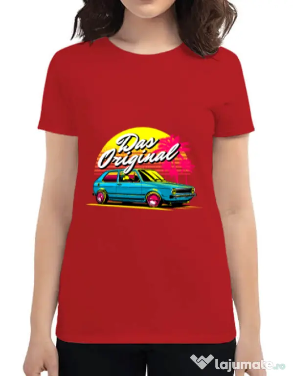 Tricou ADLER dama Das original Rosu