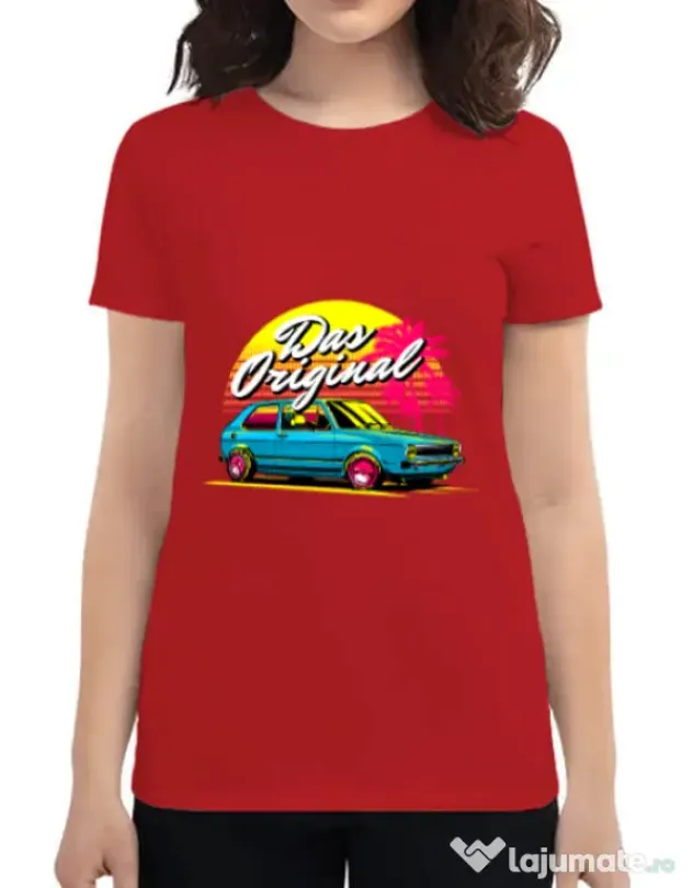 Tricou ADLER dama Das original Rosu